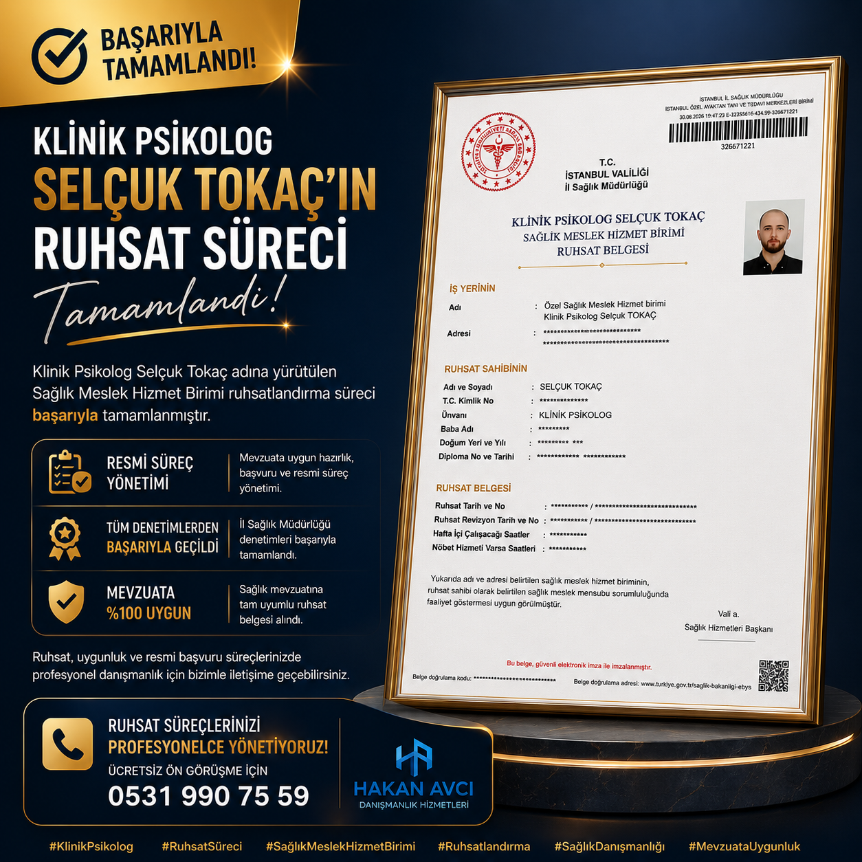 Klinik Psikolog Selçuk Tokaç